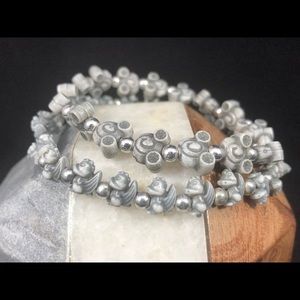 Mickey and Friend Stretch Bracelets - Grey